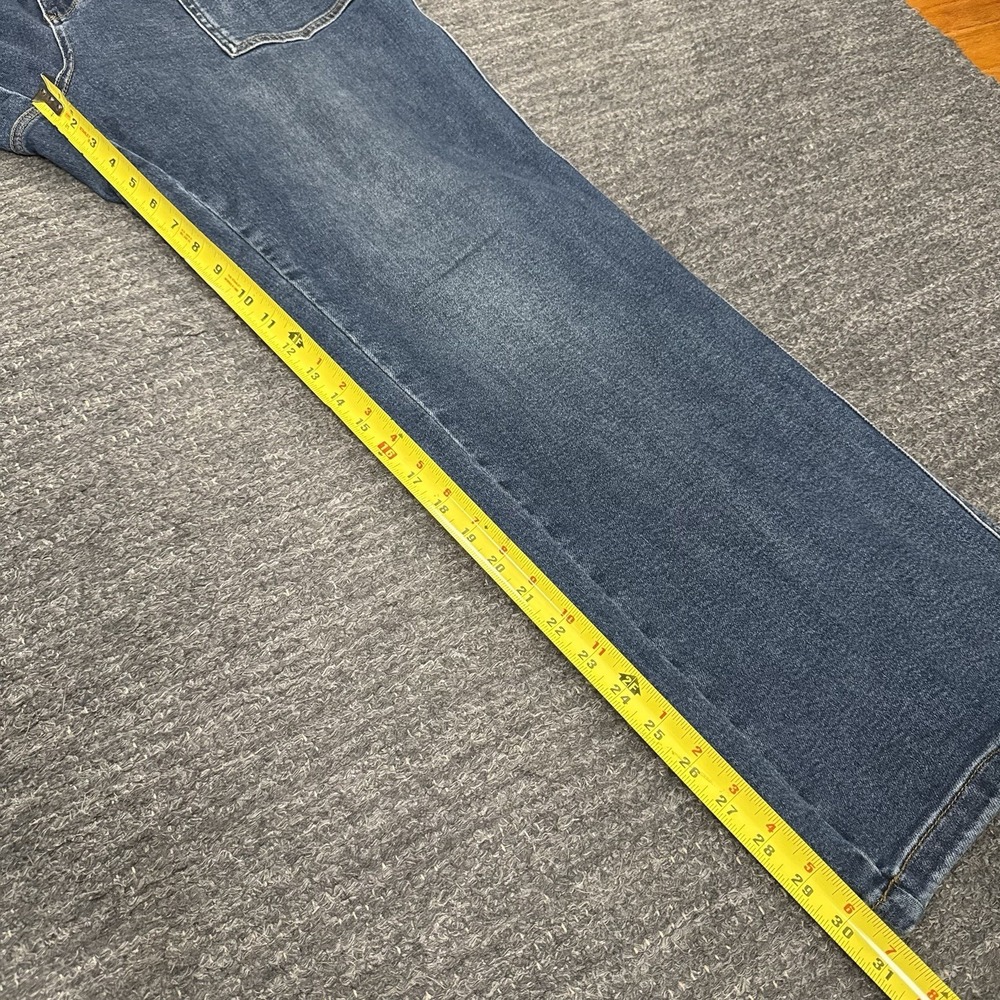 Judy Blue Jeans 16W Blue High Waist Wide Leg DrawstringCarpenter Beach Nautical - Picture 4 of 11
